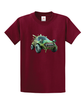 Alien Mutant Car Unisex Kids And Adults T-Shirt